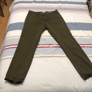Army green giant pants
